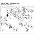 CROSS SHAFT ASSY, INPUT END product image