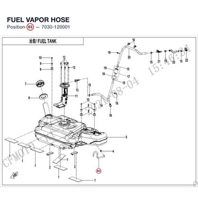 FUEL VAPOR HOSE product image