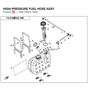 HIGH-PRESSURE FUEL HOSE ASSY product image