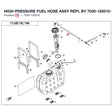 HIGH-PRESSURE FUEL HOSE ASSY REPL BY 7030-120010-1000 product image