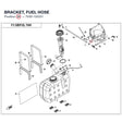 BRACKET, FUEL HOSE product image