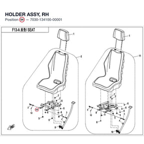 HOLDER ASSY, RH product image