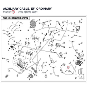 AUXILIARY CABLE, EFI product image