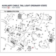 AUXILIARY CABLE, TAIL LIGHT product image