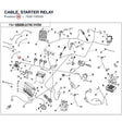 CABLE, STARTER RELAY product image