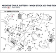NEGATIVE CABLE, BATTERY - WHEN STOCK IS 0 THIS ITEM IS NO LONGER AVAILABLE product image