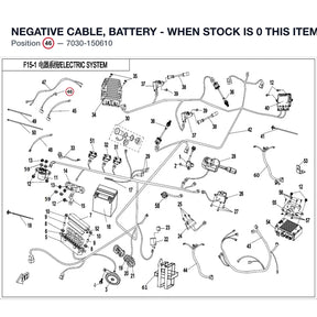 NEGATIVE CABLE, BATTERY - WHEN STOCK IS 0 THIS ITEM IS NO LONGER AVAILABLE product image