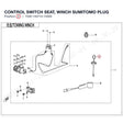 CONTROL SWITCH SEAT, WINCH product image