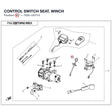 CONTROL SWITCH SEAT, WINCH product image