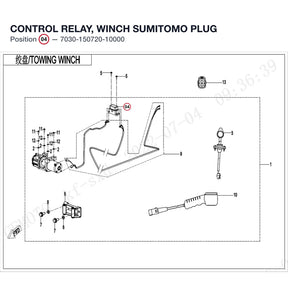 CONTROL RELAY, WINCH product image