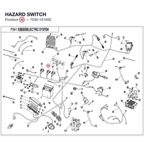 HAZARD SWITCH product image