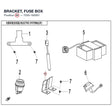 BRACKET, FUSE BOX product image