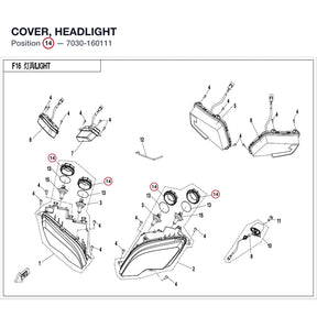 COVER, HEADLIGHT product image