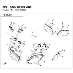 SEAL RING, HEADLIGHT product image