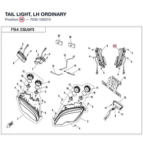 TAIL LIGHT, LH product image