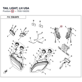 TAIL LIGHT, LH product image