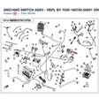 2WD/4WD SWITCH ASSY - REPL BY 7030-160700-00001 product image