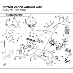 BUTTON, CLOCK product image