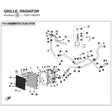 GRILLE, RADIATOR product image