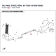OIL PIPE, STEEL REPL BY 7030-181600-00001 product image