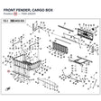FRONT FENDER, CARGO BOX product image