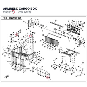 ARMREST, CARGO BOX product image
