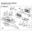 MOUNTING PLATE, ARMREST product image