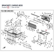 BRACKET, CARGO BOX product image