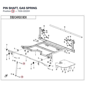 PIN SHAFT, GAS SPRING product image