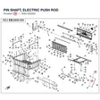 PIN SHAFT, ELECTRIC PUSH ROD product image