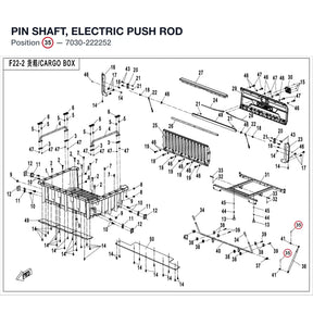 PIN SHAFT, ELECTRIC PUSH ROD product image