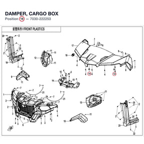 DAMPER, CARGO BOX product image