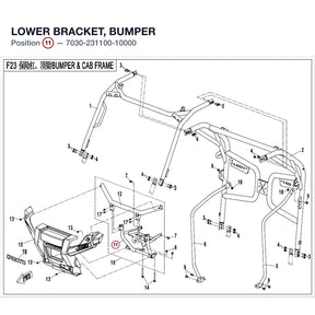 LOWER BRACKET, BUMPER product image