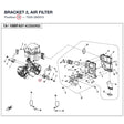 BRACKET 2, AIR FILTER product image