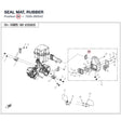 SEAL MAT, RUBBER product image