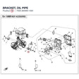 BRACKET, OIL PIPE product image
