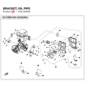 BRACKET, OIL PIPE product image