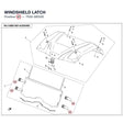 WINDSHIELD LATCH product image