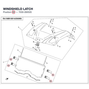 WINDSHIELD LATCH product image