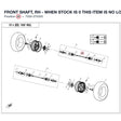 FRONT SHAFT, RH - WHEN STOCK IS 0 THIS ITEM IS NO LONGER AVAILABLE product image