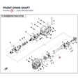 FRONT DRIVE SHAFT product image