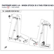 FASTENER ASSY, LH - WHEN STOCK IS 0 THIS ITEM IS NO LONGER AVAILABLE product image