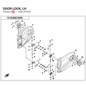 DOOR LOCK, LH product image