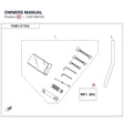 OWNERS MANUAL product image