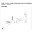 TUBE, TRAILER - WHEN STOCK IS 0 THIS ITEM IS NO LONGER AVAILABLE product image