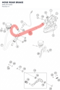 Diagram preview: HOSE REAR BRAKE (90913072000)
