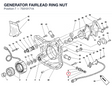 GENERATOR FAIRLEAD RING NUT
