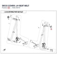 DECO COVER, LH SEAT BELT product image