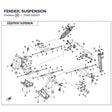 FENDER, SUSPENSION product image