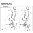 RUBBER MAT, SEAT product image